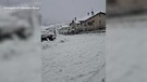 Abruzzo, la nevicata a Civitella Alfedena (ANSA)