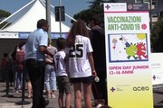 Vaccini, al via nel Lazio open day junior: 'Pronti a tornare alla normalita''