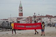 G20 a Venezia, Extinction Rebellion da' il via alle proteste, sit-in davanti all'Arsenale