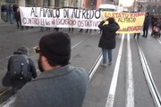 Cospito, a Roma il corteo degli anarchici contro il 41-bis