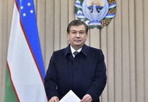 Il presidente Uzbeko Shavkat Mirziyoyev (ANSA)