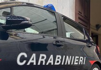 L'auto dei carabinieri (ANSA)