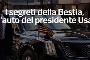I segreti della Bestia, l'auto del presidente Usa (ANSA)