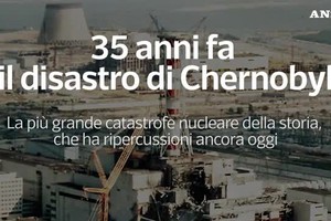 35 anni fa il disastro di Chernobyl (ANSA)