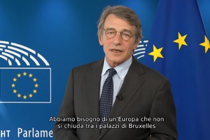 Dichiarazione del presidente del Parlamento europeo David Sassoli in occasione della Giornata dell'Europa del 9 maggio (ANSA)