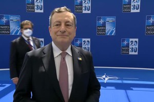 Draghi: 'Il summit della Nato serve per riaffermare l'alleanza con gli Usa' (ANSA)