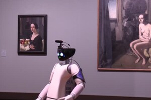 Torino, alla Gam la guida del museo e' un robot parlante (ANSA)