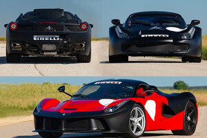 La Ferrari, evoluzione in 3 prototipi all'asta da Mecum (ANSA)