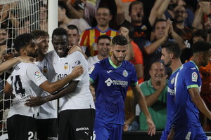 LaLiga: Valencia-Getafe 5-1 (ANSA)