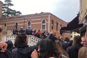 Anarchici, corteo a Venezia contro il 41 bis (ANSA)
