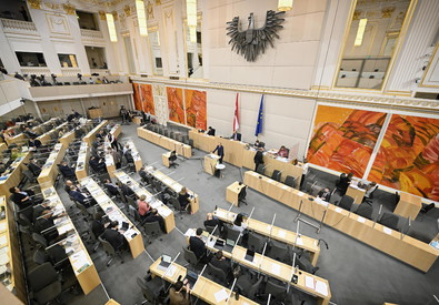 Il parlamento austriaco (ANSA)