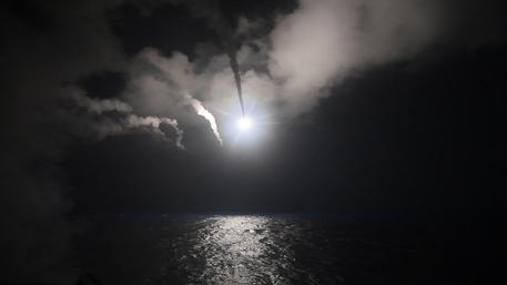 L'esplosione di un missile (Foto d'archivio) © EPA