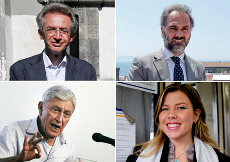 I candidati in corsa per Napoli © ANSA