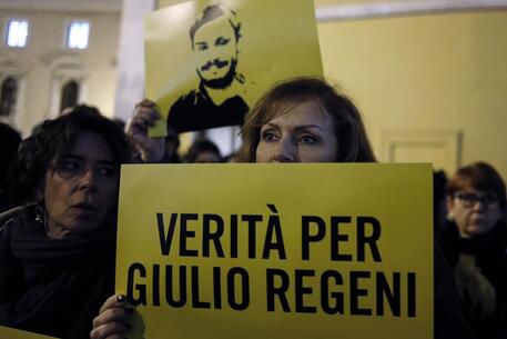 Una manifestazione per chiedere la verità sull'assassinio di Giulio Regeni © ANSA