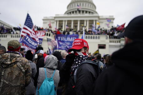 Assalto dei pro Trump al Campidoglio di Washington © EPA