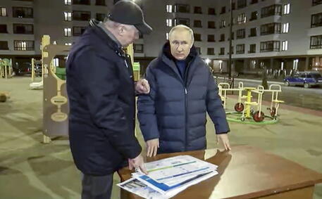 Putin a Mariupol © EPA
