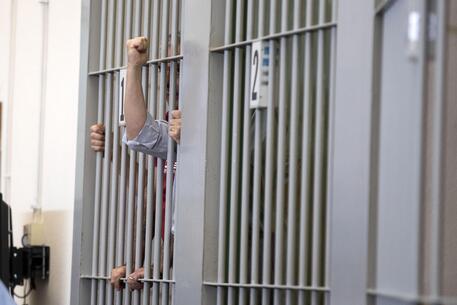 Detenuti in cella a Rebibbia © ANSA