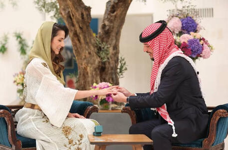 C'è grande attesa in Giordania per il matrimonio, previsto giovedì prossimo 1 giugno, tra il principe ereditario Hussein e la sua fidanzata saudita Rajwa Saif © ANSA