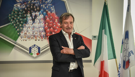 Presidente Federazione Italiana Sport Invernali, Flavio Roda (ANSA)