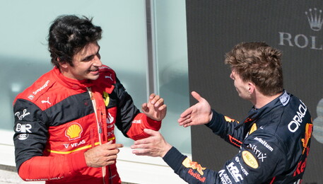 Carlos Sainz e Max Verstappen (ANSA)