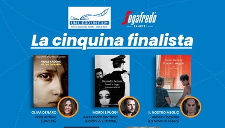 Premio Segafredo Zanetti - Un libro un film, la cinquina (ANSA)