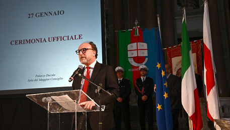 Giorno della Memoria, cerimonia ufficiale a palazzo Ducale di Genova (ANSA)