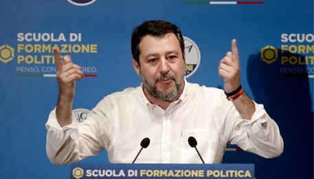 Il ministro delle infrastrutture Matteo Salvini (ANSA)