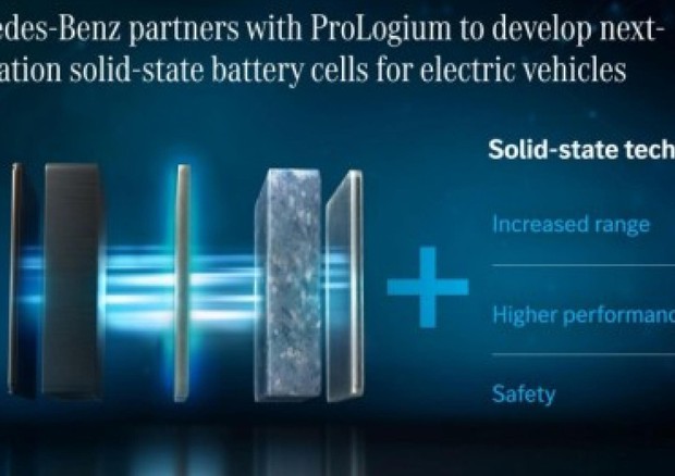 Mercedes: accordo con ProLogium per le batterie del futuro (ANSA)