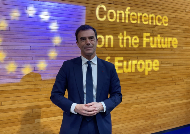 Sandro Gozi (Renew) alla Conferenza sul futuro dell'Ue (Cofoe) (foto: Ansa)