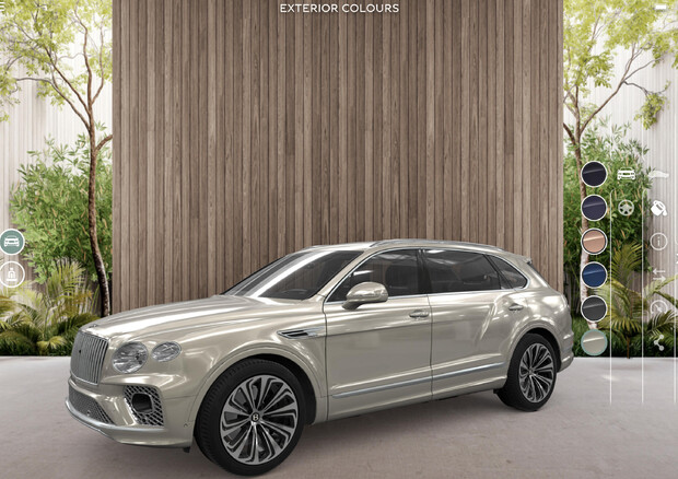 Bentley Bentayga EWB si esplora con la realtà aumentata © Web