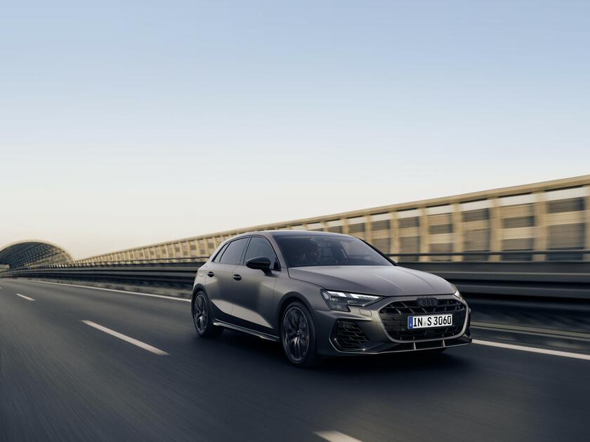 Audi S3 si rinnova e le prestazioni puntano al rialzo © ANSA/Web