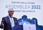 Il Presidente di CIDA Stefano Cuzzilla all'Assemblea 2022 all'Auditorium Parco della Musica di Roma (ANSA)