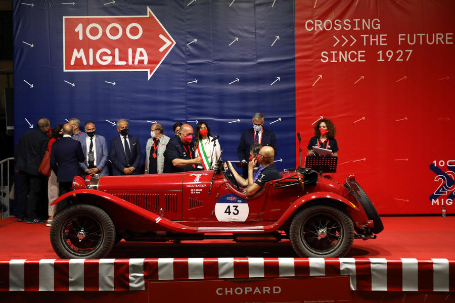 '1000 Miglia' vintage car rally's © Ansa