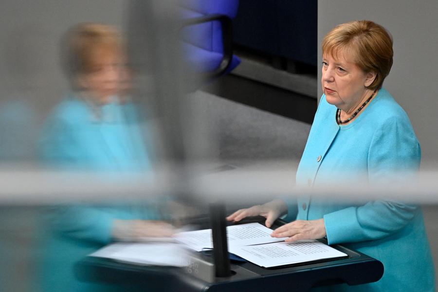 Ultimo intervento di Merkel al Bundestag © ANSA