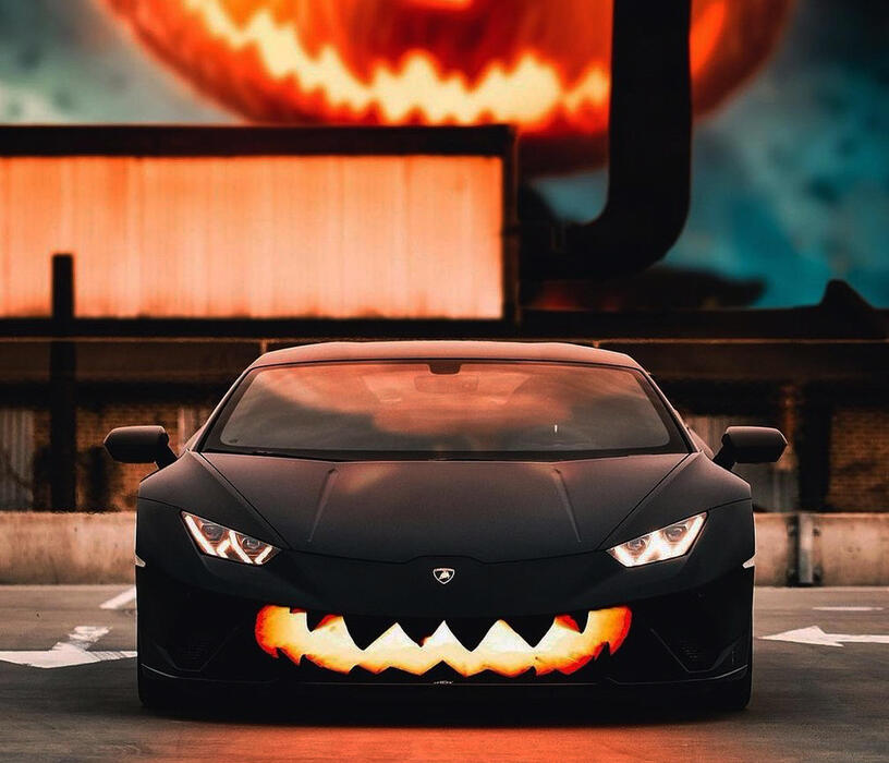 Halloween, la moda delle auto che diventano 'terrificanti' © Ansa