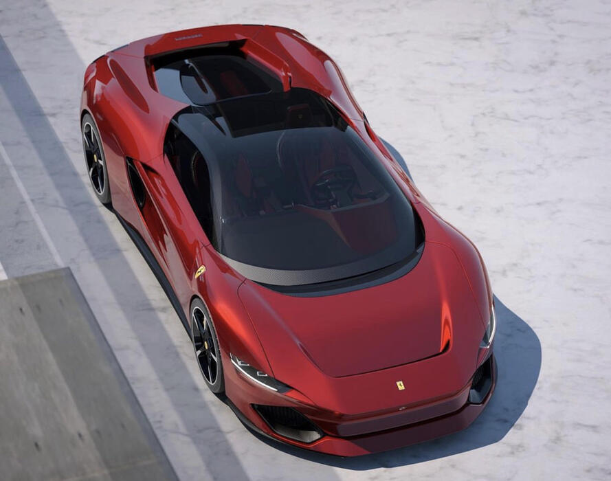 Ferrari SF100 Concept: creazione digitale © Ansa