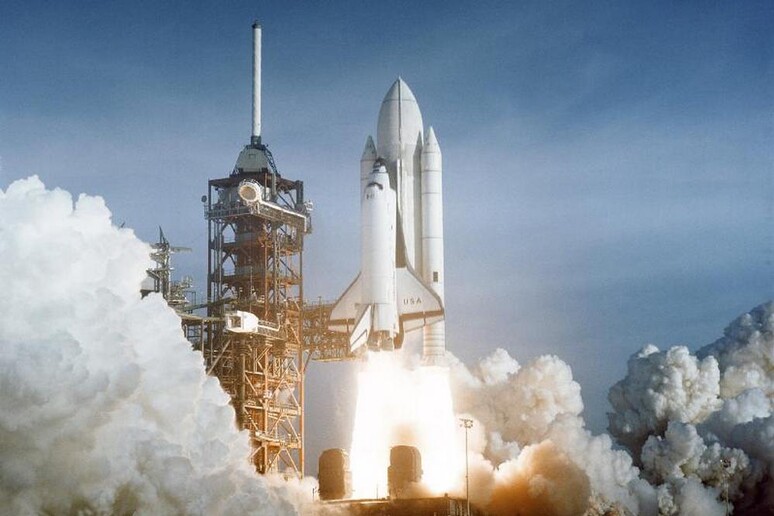 Il lancio del primo shuttle, il 12 aprile 1981 (fonte: Nasa) - RIPRODUZIONE RISERVATA