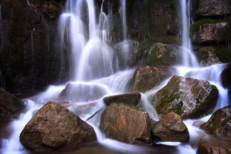 Waterfall in Bavaria © ANSA/EPA