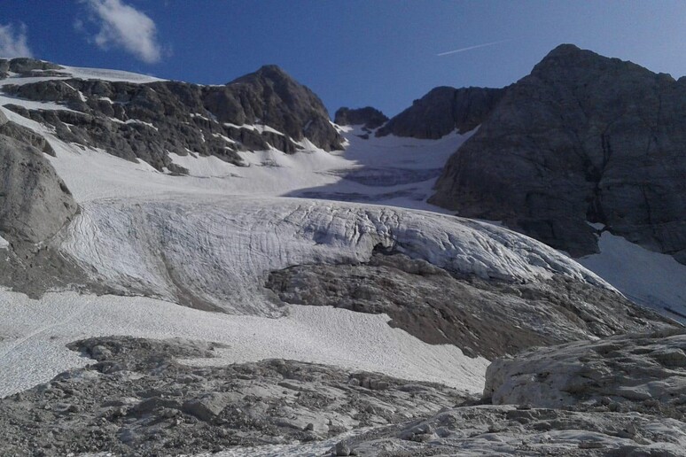 Ghiacciai, in Trentino metà della neve rispetto alla media - RIPRODUZIONE RISERVATA