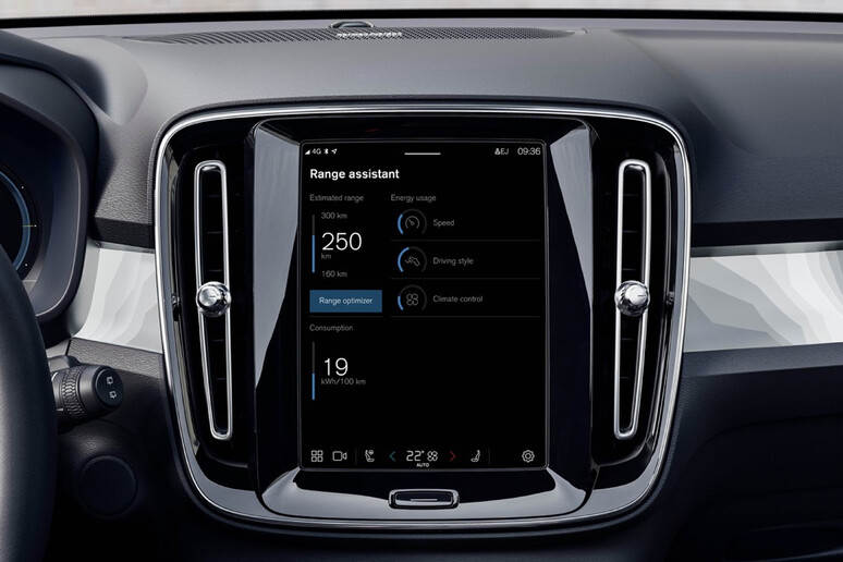Volvo XC40: autonomia ottimizzata con l 	'App Range Assistant - RIPRODUZIONE RISERVATA
