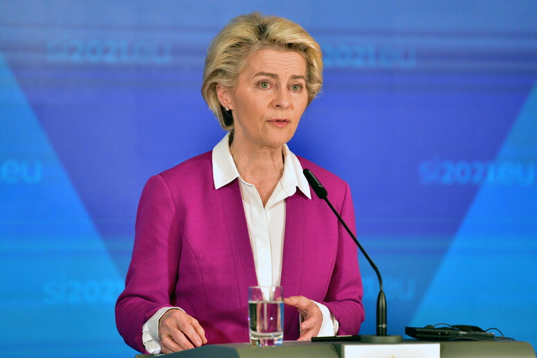 European Commission President Ursula von der Leyen © ANSA/EPA
