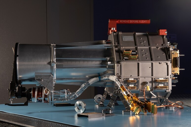 Lo strumento JANUS pronto per la missione Juice su Giove (fonte: ASI/Leonardo) - RIPRODUZIONE RISERVATA