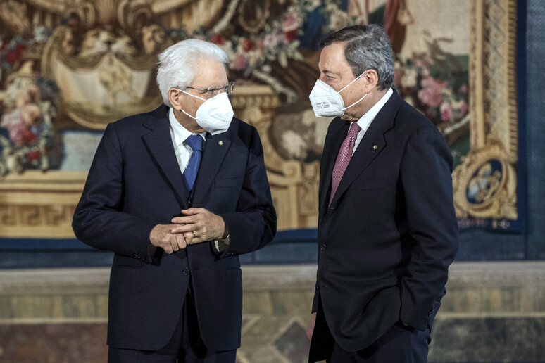 Mattarella e Draghi © ANSA/LaPresse