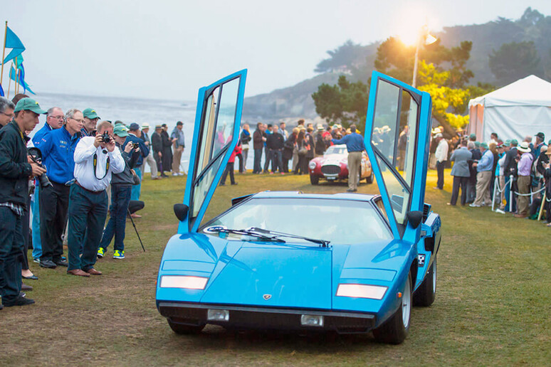 Concours Pebble Beach festeggia 50 anni Lamborghini Countach © ANSA/Pebble Beach
