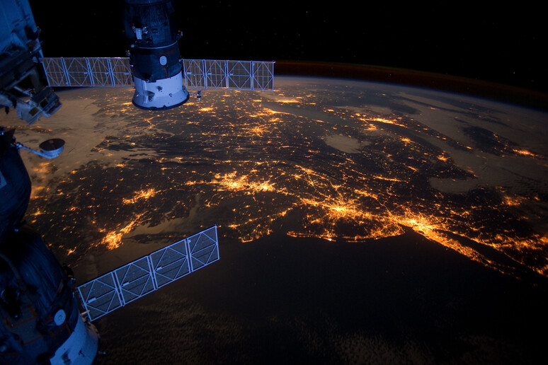 La Terra vista dalla Stazione Spaziale Internazionale (fonte: NASA) - RIPRODUZIONE RISERVATA