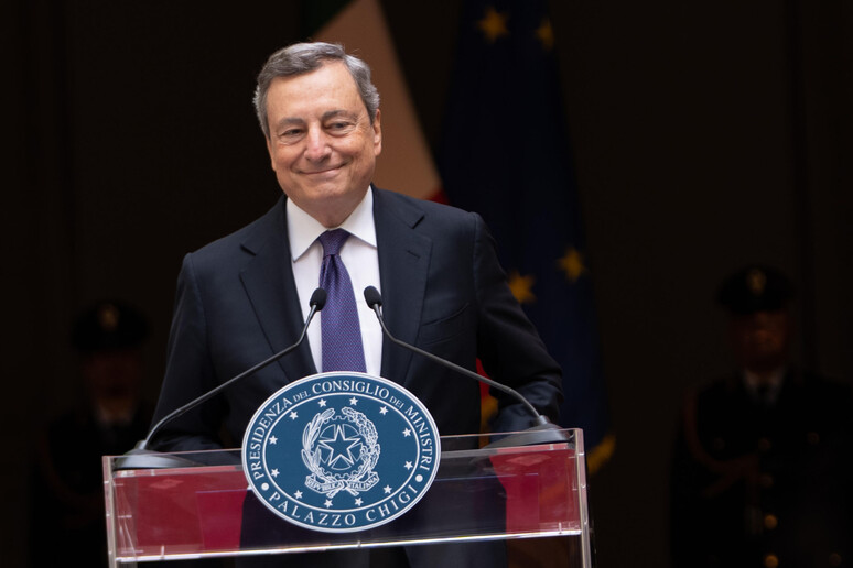 Mario Draghi (foto Filippo Attili) - RIPRODUZIONE RISERVATA