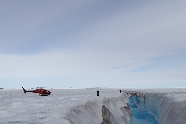 I ghiacci della Groenlandia nord-orientale si stanno sciogliendo sei volte più velocemente di quanto previsto finora (Fonte: Shfaqat Abbas Khan, DTU Space) - RIPRODUZIONE RISERVATA