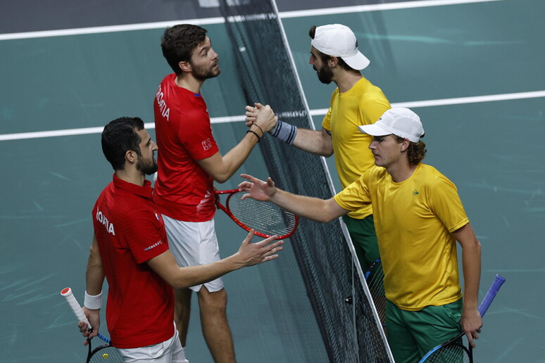 Davis Cup semi final Croatia vs Australia © ANSA/EPA