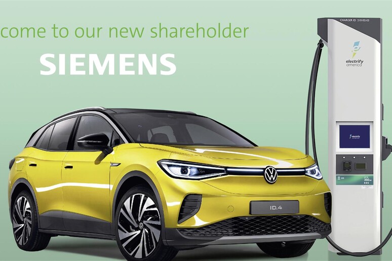Volkswagen, con Siemens per crescita di Elettrify America - RIPRODUZIONE RISERVATA