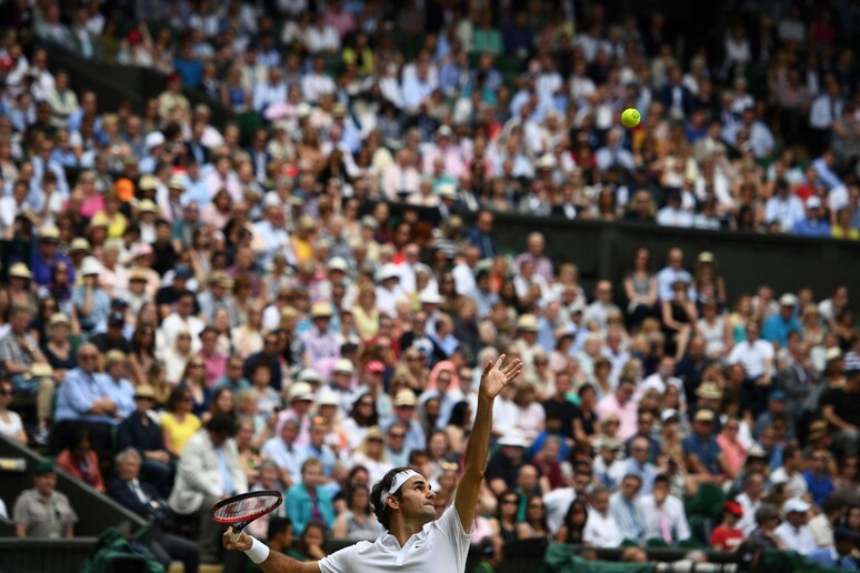 Il pubblico a Wimbledon © ANSA/AFP